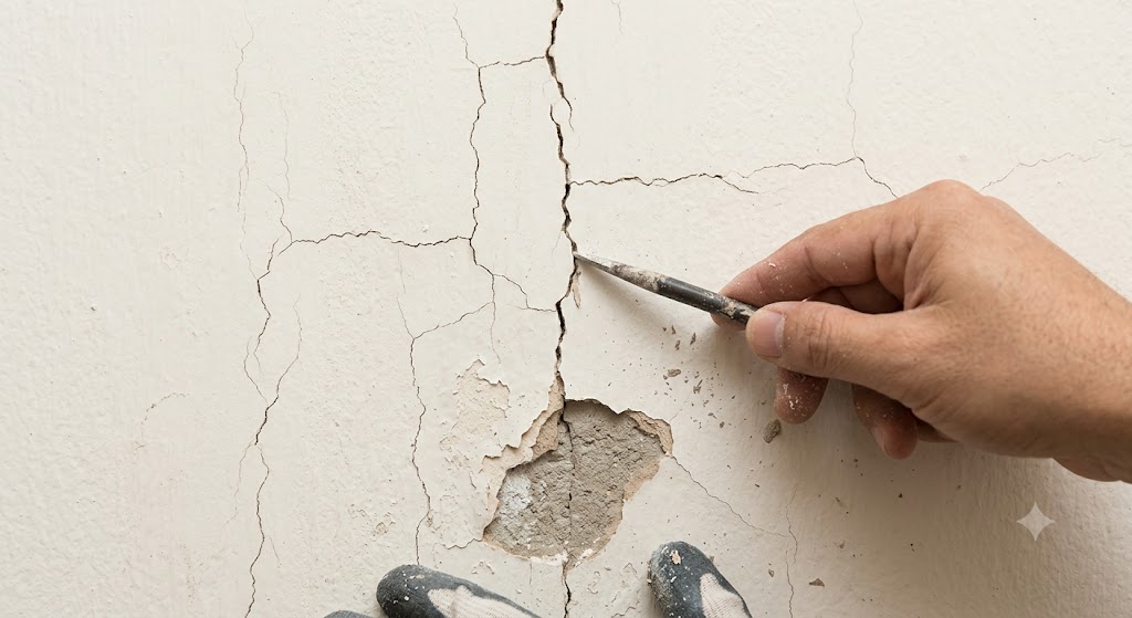 NGUYÊN NHÂN VÀ CÁCH KHẮC PHỤC TƯỜNG NHÀ BỊ NỨT.