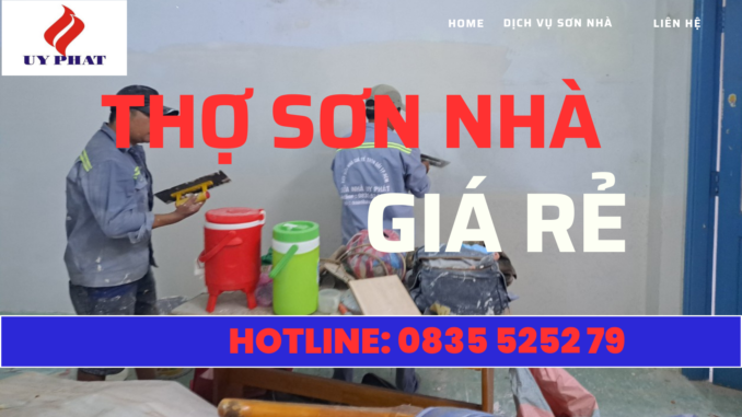 Dịch vụ sơn nhà trọn gói