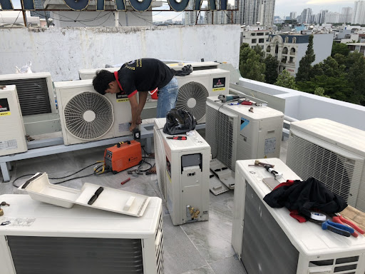 Thi công lắp đặt máy lạnh