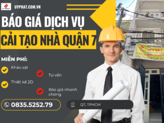 BÁO GIÁ CẢI TẠO NHÀ Quận 7