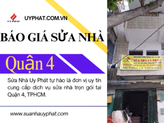 Báo giá sửa nhà quận 4