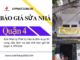 Báo giá sửa nhà quận 4