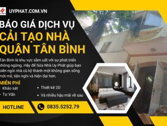BÁO GIÁ CẢI TẠO NHÀ Quận Tân Bình