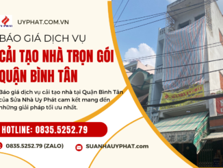 Cải tạo nhà Quận Bình Tân