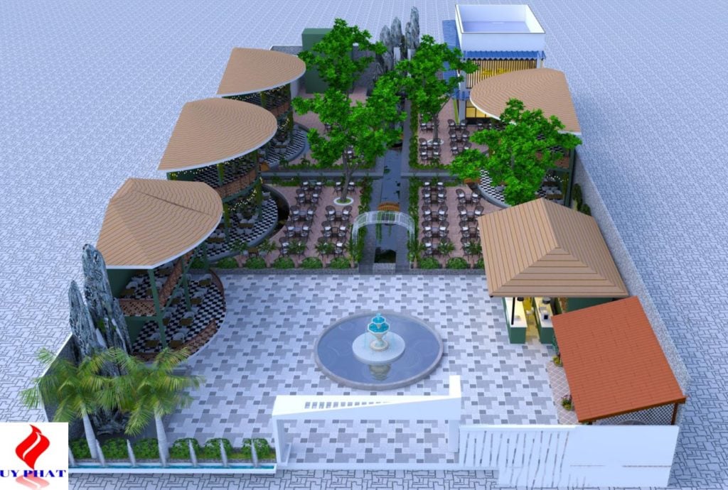 Thi cong sua chua quan cafe tron goi