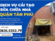 Cải tạo nhà quận Tân Phú