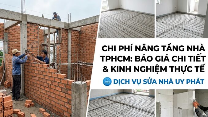 chi phí sửa nhà nâng tầng 3