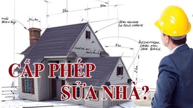 sửa nhà có cần xin phép
