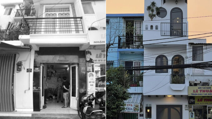 Cải tạo mặt tiền nhà phố