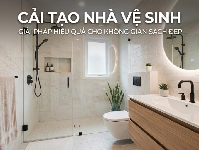 Cải Tạo Nhà Vệ Sinh – Giải Pháp Hiệu Quả Cho Không Gian Sạch Đẹp